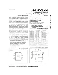 MAX634C/D Datenblatt Cover