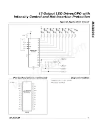 MAX6964ATG+T Datasheet Page 21