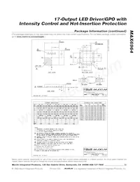 MAX6964ATG+T Datasheet Page 23