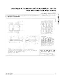 MAX6965AEE+T Datasheet Page 21