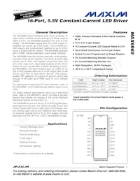 MAX6969AWG+T Datasheet Cover