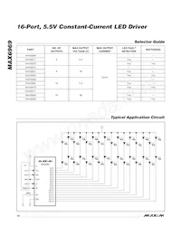 MAX6969AWG+T Datasheet Page 10