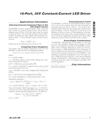 MAX6971AUG+T Datasheet Page 9
