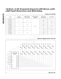 MAX6979AUG+T Datasheet Page 10
