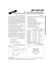 MAX765MJA Datasheet Copertura
