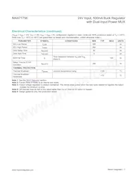 MAX77756BEWL+TG7 Datasheet Page 7