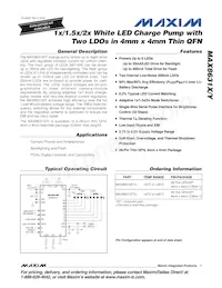MAX8631XETI+TG104 Datenblatt Cover