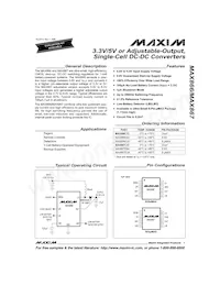 MAX866EUA+ Datenblatt Cover