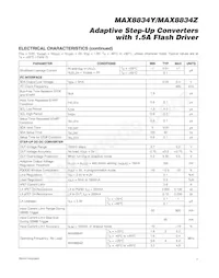MAX8834ZEWP+T Datasheet Page 3