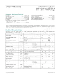 MAX8901BETA+TCH8 Datasheet Page 2