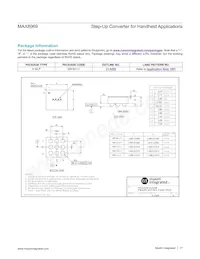 MAX8969EWL35+T Datasheet Page 17
