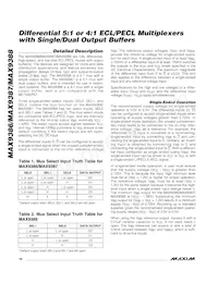 MAX9387EUG+ Datasheet Page 10
