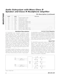 MAX97000EWA+T Datasheet Page 18