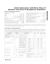 MAX97002EWP+T Datasheet Page 5
