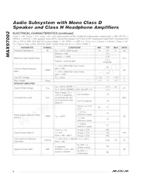 MAX97002EWP+T Datasheet Page 6