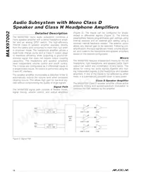 MAX97002EWP+T Datasheet Page 18