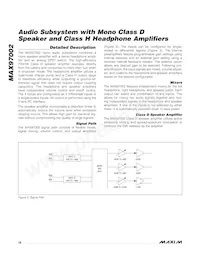 MAX97002EWP+T 데이터 시트 페이지 18