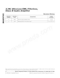 MAX9705DEBC+T Datasheet Page 18