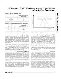MAX9707ETX+T Datasheet Page 17