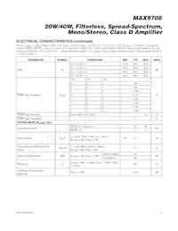 MAX9708ETN/V+TD Datasheet Page 3
