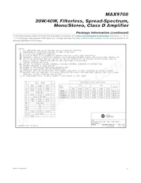 MAX9708ETN/V+TD Datasheet Page 21