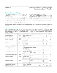 MAX9709ETN+TDG002 Datasheet Page 2