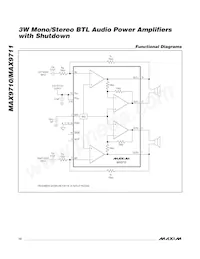 MAX9710EUE+T Datasheet Page 10