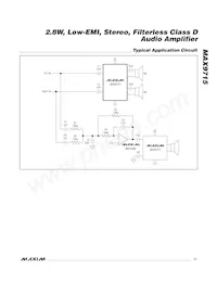 MAX9715EUE+T Datasheet Page 11