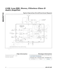 MAX9715EUE+T Datasheet Page 12