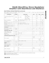 MAX9720BEUE+T Datasheet Page 3