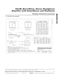 MAX9720BEUE+T Datasheet Page 21
