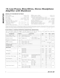 MAX9725DEBC+ Datasheet Page 2