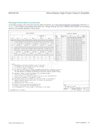 MAX9736AETJ/V+ Datasheet Page 22