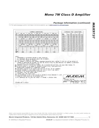 MAX9737ETG+TG24 Datasheet Page 13