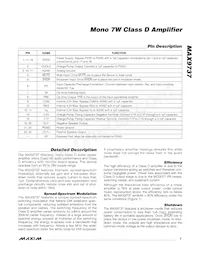 MAX9737ETG/V+T Datasheet Page 7
