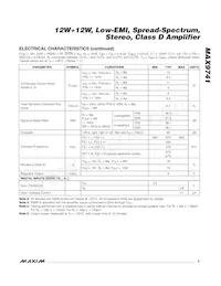 MAX9741ETN+T Datasheet Page 3