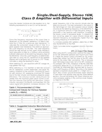MAX9742ETX+T Datasheet Page 21