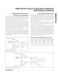 MAX9744ETH+T Datasheet Page 21