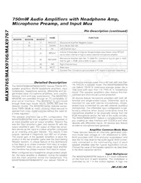 MAX9767ETJ+T Datasheet Page 16