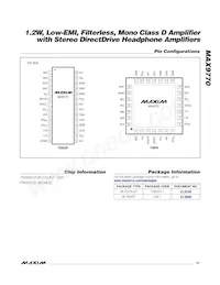 MAX9770EUI+T Datasheet Page 21