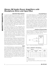 MAX9778ETI+ Datasheet Pagina 12