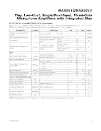 MAX9812LEXT+T Datasheet Page 3