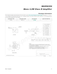MAX98304CEWL+T Datasheet Page 11