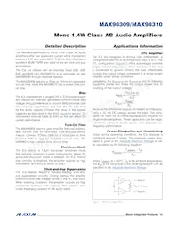 MAX98310EWL+T Datasheet Pagina 10