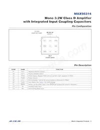 MAX98314EWL+T Datasheet Page 9