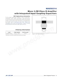 MAX98314EWL+T Datasheet Page 12