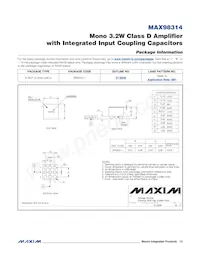 MAX98314EWL+T Datasheet Page 13