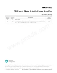 MAX98356EWL+T Datasheet Page 22