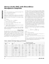 MAX9850ETI+TGC1 Datasheet Page 20