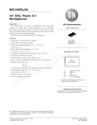 MC100EL59DWG Datasheet Cover